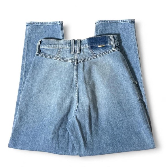 MOTHER The Pleated Popular Peg Jeans Intoxicated Light Wash 1746-259 Size 26 - Picture 2 of 8